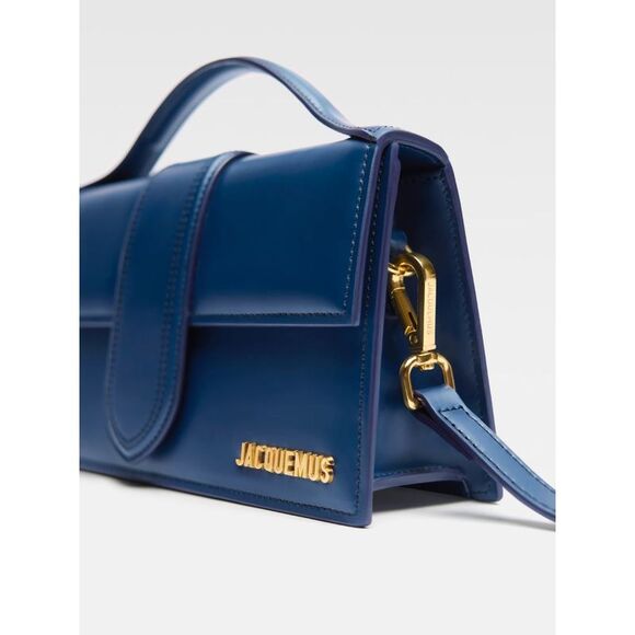 Jacquemus Dark NavyLeather Le Grand Bambino Women's Handbag - Picture 4 of 5